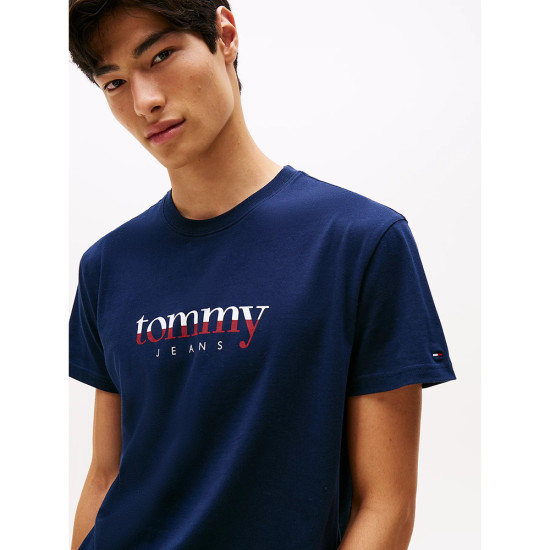 Tommy Hilfiger Ανδρική κοντομάνικη μπλούζα Logo Jersey Crew Neck T-Shirt